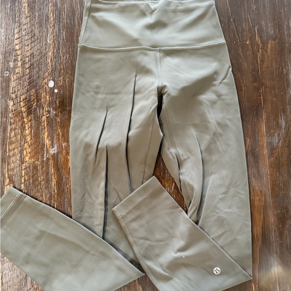 lululemon athletica Olive Green High-Rise Leggings